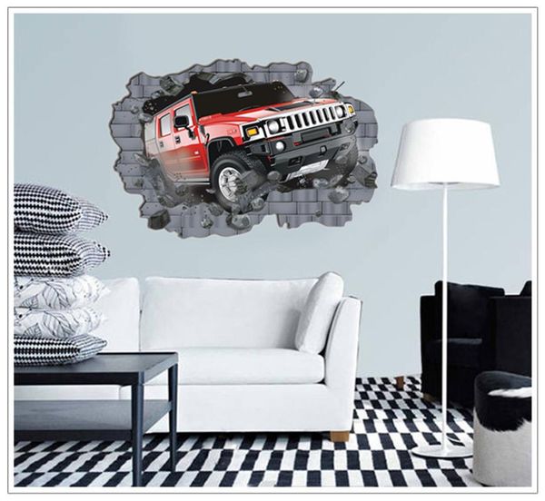 wall stickers car breaks through the 3d sticker self-adhesive removable waterproof for boys room bedroom living decoration wallpaper
wall stickers car breaks through the 3d sticker self-adhesive removable waterproof for boys room bedroom living decoration wallpaper