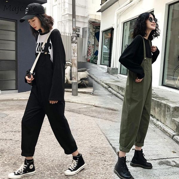 women's jumpsuits & rompers women overalls stylish casual loose solid pockets korean style all-match womens plus size wide-legged stude, Black;white
women's jumpsuits & rompers women overalls stylish casual loose solid pockets korean style all-match womens plus size wide-legged stude, Black;white