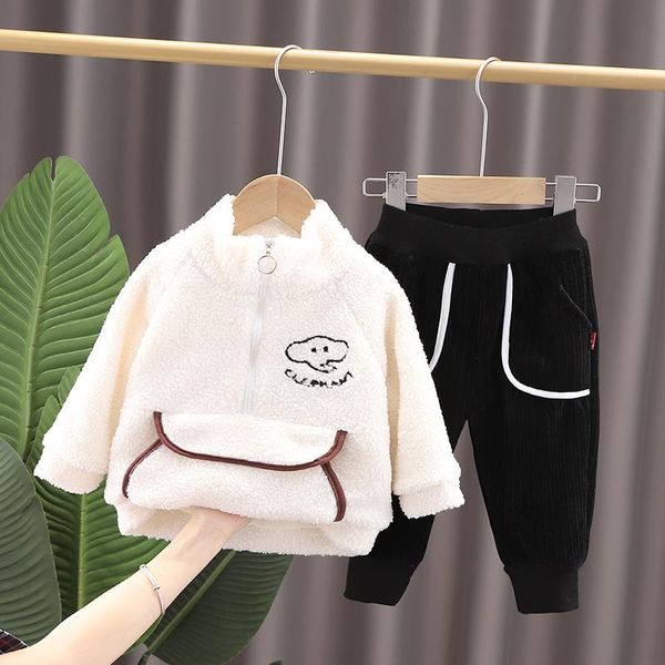clothing sets 2021 winter baby boys girls infant clothes outfits cartoon children warm plush hoodie pants kids sportswear, White
clothing sets 2021 winter baby boys girls infant clothes outfits cartoon children warm plush hoodie pants kids sportswear, White