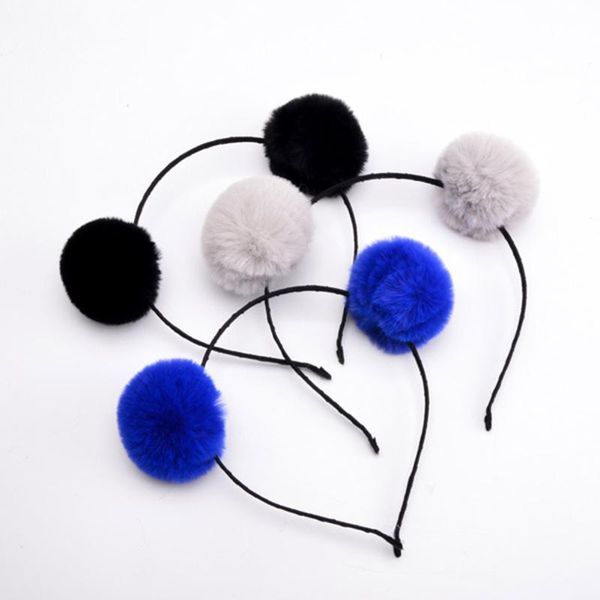 hair accessories children's headwear headband cute autumn and winter plush ball girls band pretty, Slivery;white
hair accessories children's headwear headband cute autumn and winter plush ball girls band pretty, Slivery;white
