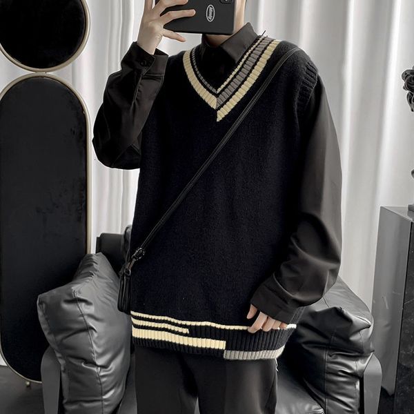 2021 new winter male streetwear with sleeveless v-neck sweater loose vest cashmere knitting clothing -2xl rc0y, White;black
2021 new winter male streetwear with sleeveless v-neck sweater loose vest cashmere knitting clothing -2xl rc0y, White;black
