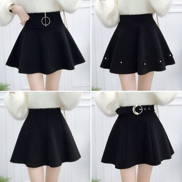 skirts 2021 skirt women female thick fashion party pantskirt wool higt waist short mini lovely a-line, Black
skirts 2021 skirt women female thick fashion party pantskirt wool higt waist short mini lovely a-line, Black