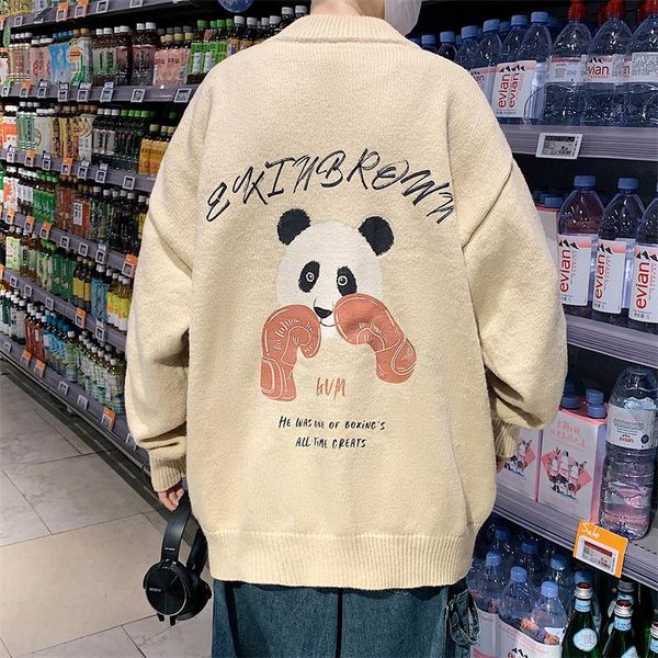 men's sweaters boxer panda sweater brand men autumn fashion pullovers harajuku causal o-neck sport clothing knit oversized male cotton, White;black
men's sweaters boxer panda sweater brand men autumn fashion pullovers harajuku causal o-neck sport clothing knit oversized male cotton, White;black