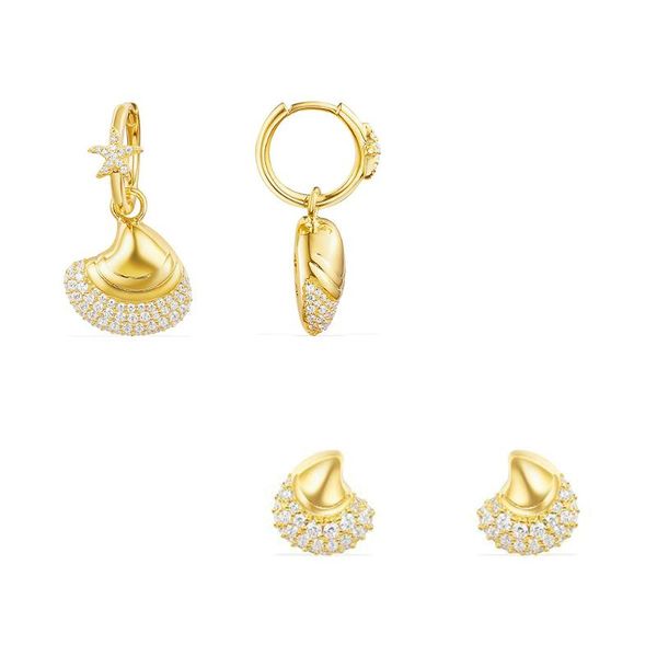 stud original inlaid bright zircon gold shell earrings fashionable women jewelry gifts in monaco, Golden;silver
stud original inlaid bright zircon gold shell earrings fashionable women jewelry gifts in monaco, Golden;silver