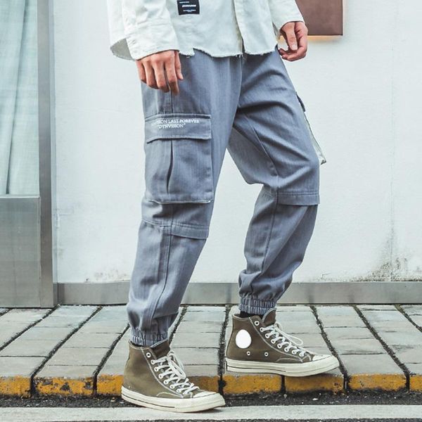 men's pants 2021 spring casual men joggers streetwear cargo hip harajuku harem tactical pockets track trousers cotton, Black
men's pants 2021 spring casual men joggers streetwear cargo hip harajuku harem tactical pockets track trousers cotton, Black