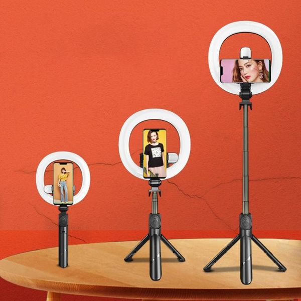 selfie monopods mobile phone live broadcast tripod stand led ring fill light bluetooth remote control handheld stick
selfie monopods mobile phone live broadcast tripod stand led ring fill light bluetooth remote control handheld stick