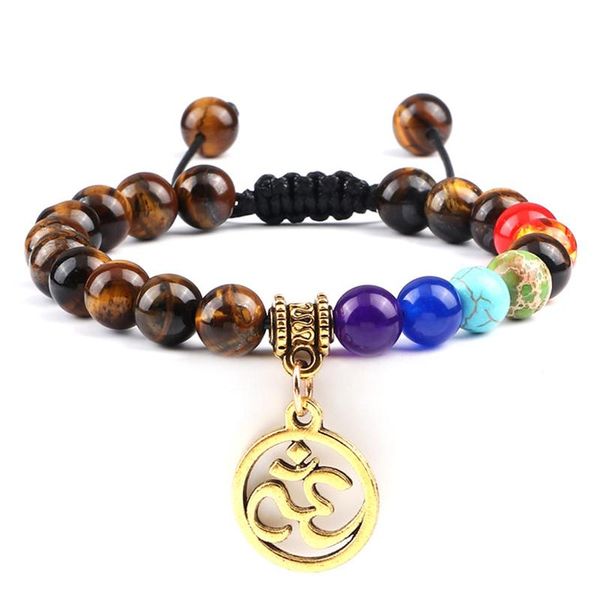 beaded, strands handmade braided bracelet charm prayer reiki 7 chakra beads tiger eye lava natural stone om symbol bracelets men women jewel, Black
beaded, strands handmade braided bracelet charm prayer reiki 7 chakra beads tiger eye lava natural stone om symbol bracelets men women jewel, Black