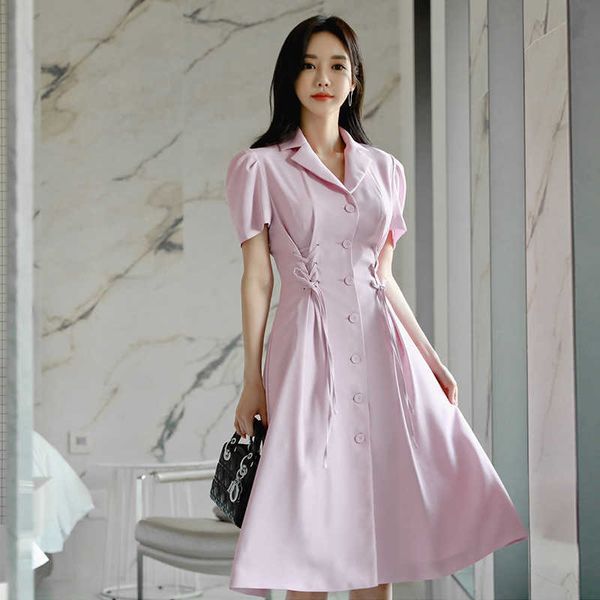 women's fashion office lady dresses elegant lace-up bandage slim single-breasted vestidos summer short sleeve a-line 210529, Black;gray
women's fashion office lady dresses elegant lace-up bandage slim single-breasted vestidos summer short sleeve a-line 210529, Black;gray