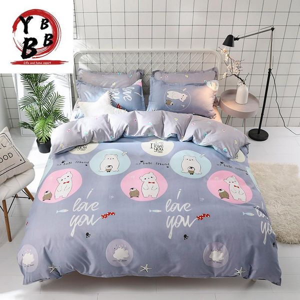 bedding sets home textile cartoon polar bear children's bedclothes bed linen pink cute duvet cover sheet pillowcase/bed
bedding sets home textile cartoon polar bear children's bedclothes bed linen pink cute duvet cover sheet pillowcase/bed