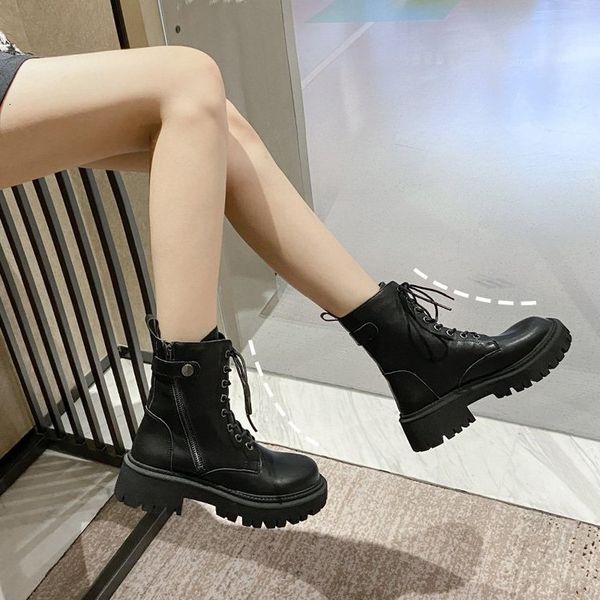 boots female winter comfort cross-strapped leather zipper women's ankle boots solid toe round foot shoes black platform x1p9
boots female winter comfort cross-strapped leather zipper women's ankle boots solid toe round foot shoes black platform x1p9