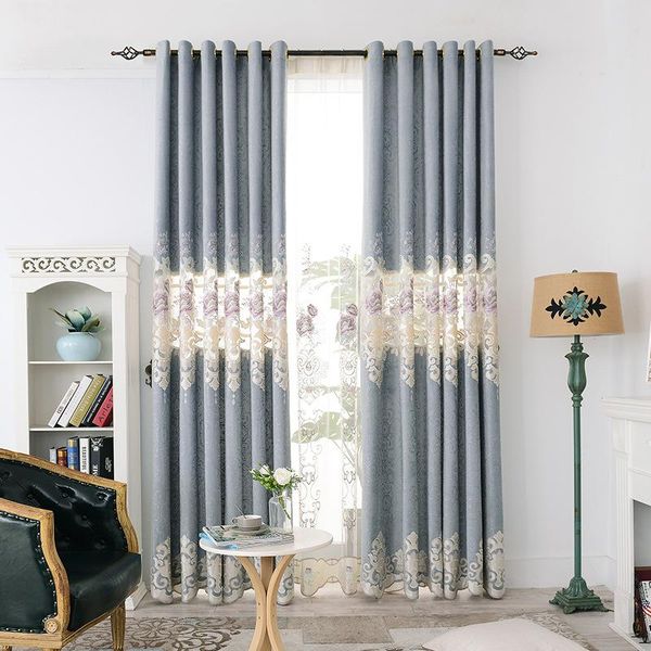 curtain & drapes modern and simple european style flannel embroidered semi shading finished for bedroom living room
curtain & drapes modern and simple european style flannel embroidered semi shading finished for bedroom living room