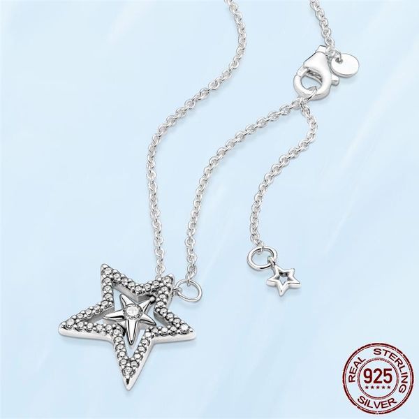 chains 2021 925 sterling silver pavé asymmetric star clavicle chain necklace fit original charm beads fine jewelry gift
chains 2021 925 sterling silver pavé asymmetric star clavicle chain necklace fit original charm beads fine jewelry gift
