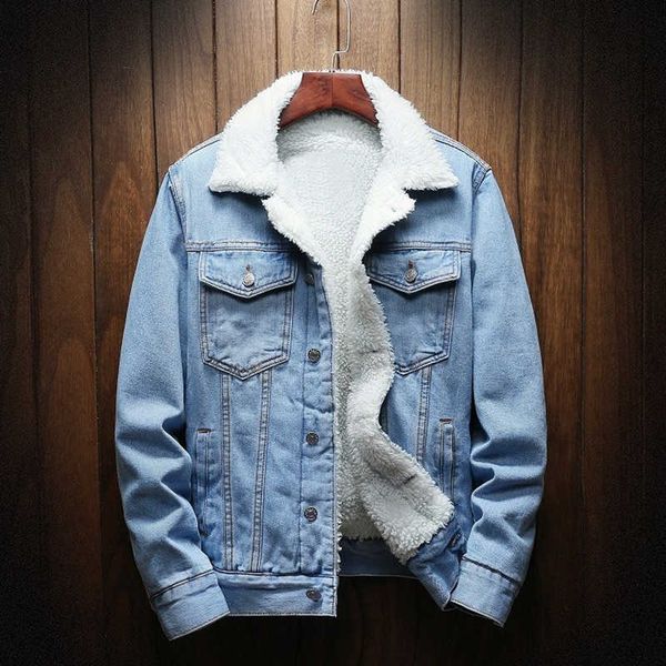 spring autumn winter new 2021 women lambswool jean coat with 4 pockets long sleeves warm jeans coat outwear wide denim jacket s20210106, Black;brown
spring autumn winter new 2021 women lambswool jean coat with 4 pockets long sleeves warm jeans coat outwear wide denim jacket s20210106, Black;brown