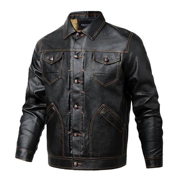 men's fur & faux 2021 winter pilot leather bomber jacket men military spring thick warm multi-pocket flight male fleece coat outwear, Black
men's fur & faux 2021 winter pilot leather bomber jacket men military spring thick warm multi-pocket flight male fleece coat outwear, Black