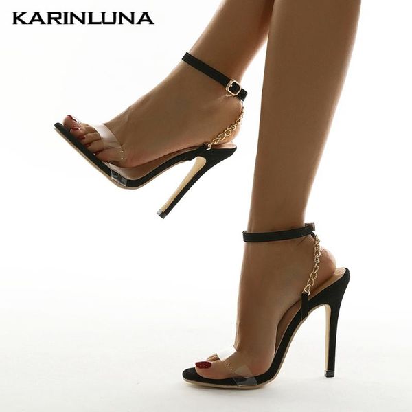 sandals women's high heels fashion shoes metal decoration thin ankle straps leisure lady chains black
sandals women's high heels fashion shoes metal decoration thin ankle straps leisure lady chains black