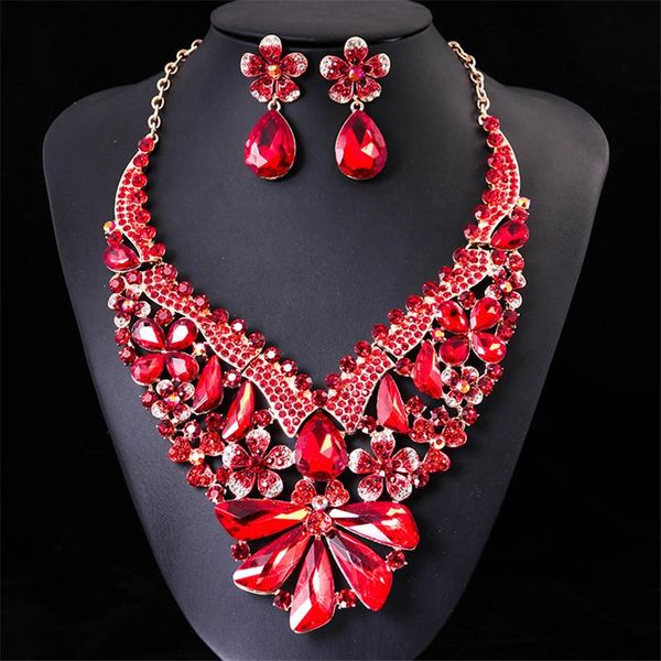 earrings & necklace fashion crystal jewelry sets bridal wedding party women dress jewellery decoration accessories, Silver
earrings & necklace fashion crystal jewelry sets bridal wedding party women dress jewellery decoration accessories, Silver