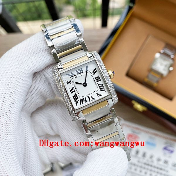 2021 classic tank francaise quartz watches joker ladies 316l stainless steel wristwatches square womens watch 20*25mm d3155, Silver
2021 classic tank francaise quartz watches joker ladies 316l stainless steel wristwatches square womens watch 20*25mm d3155, Silver