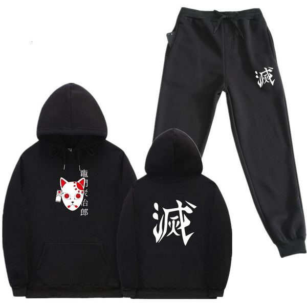 2021 new anime demon slayer pieces sets tracksuit men hooded sweatshirt+pants pullover hoodie sportwear ropa casual suit 3xsw, Black
2021 new anime demon slayer pieces sets tracksuit men hooded sweatshirt+pants pullover hoodie sportwear ropa casual suit 3xsw, Black