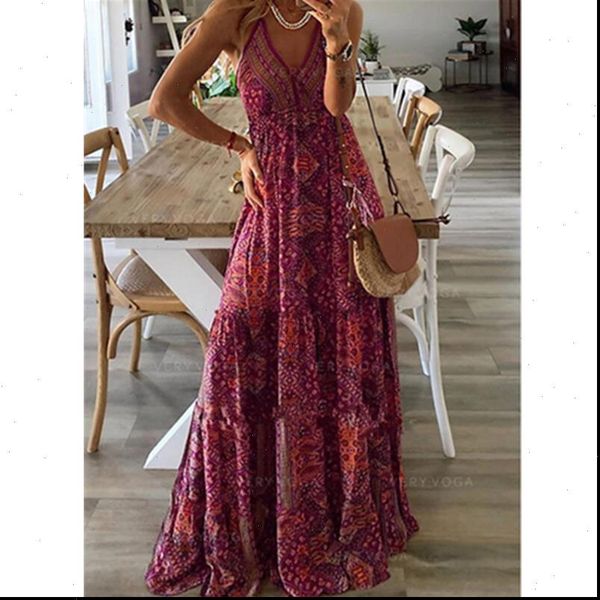 2021 womens floral long maxi dress sleeveles loose retro bohemian deep v neck dresses summer dress plus size vestidos, Black;gray
2021 womens floral long maxi dress sleeveles loose retro bohemian deep v neck dresses summer dress plus size vestidos, Black;gray