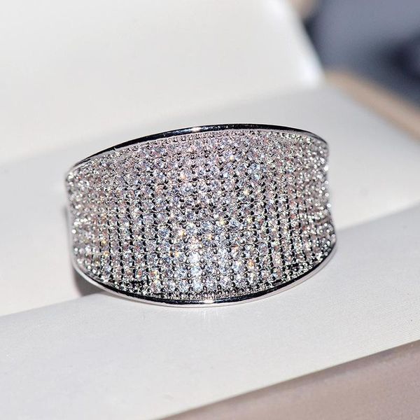 cluster rings solid 14k white gold natural diamond gemstone ring for women fashion anillos de bizuteria mujer pave setting box, Golden;silver
cluster rings solid 14k white gold natural diamond gemstone ring for women fashion anillos de bizuteria mujer pave setting box, Golden;silver