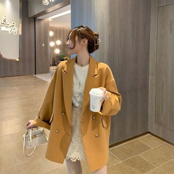 women's suits & blazers herstory spring autumn jacket office ladies korean elegant 2021 orange yellow casual loose single breasted fema, White;black
women's suits & blazers herstory spring autumn jacket office ladies korean elegant 2021 orange yellow casual loose single breasted fema, White;black