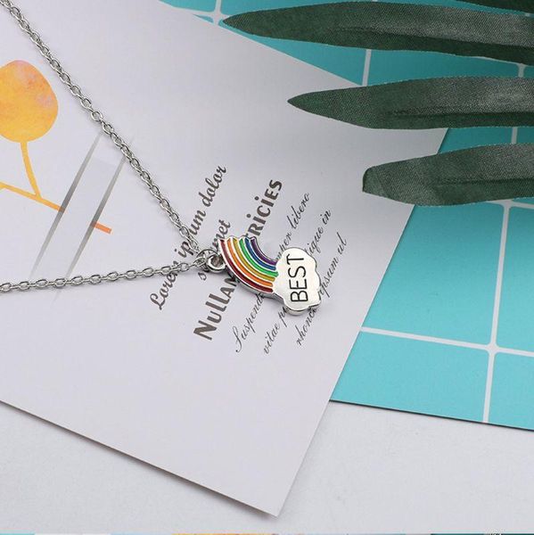 pendant necklaces 2pcs/set colorful rainbow clouds puzzle necklace friend bff jewelry kids gift, Silver
pendant necklaces 2pcs/set colorful rainbow clouds puzzle necklace friend bff jewelry kids gift, Silver