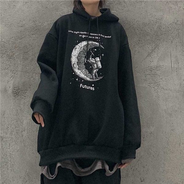 streetwear goth harajuku hoodie loosely oversized woman's sweatshirt moon graphic card impression korean winter b538, Black
streetwear goth harajuku hoodie loosely oversized woman's sweatshirt moon graphic card impression korean winter b538, Black