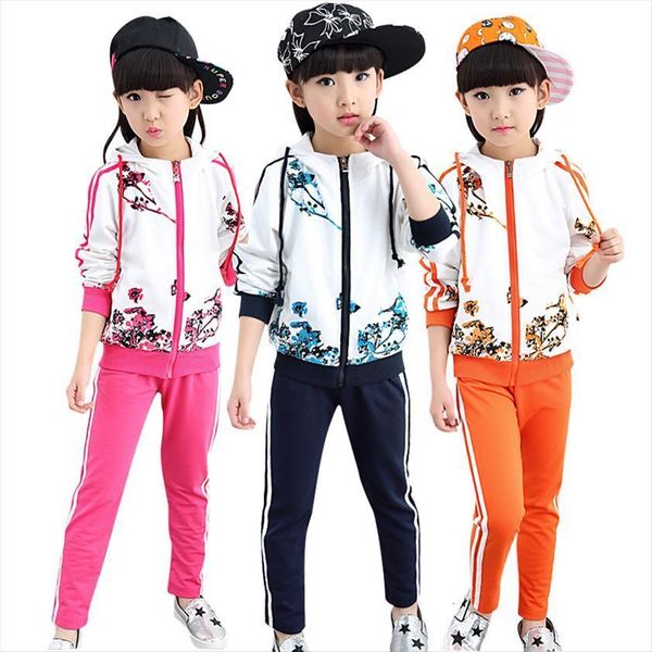 childrens wear girls spring and autumn print sports set teen butterfly ink flowers long sleeve casual zipper two piece, White
childrens wear girls spring and autumn print sports set teen butterfly ink flowers long sleeve casual zipper two piece, White
