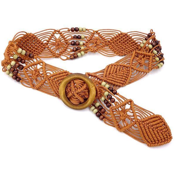 belts vintage bohemian women wide belt crochet woven cummerbunds female waistband trendy casual ladies summer dress pants, Black;brown
belts vintage bohemian women wide belt crochet woven cummerbunds female waistband trendy casual ladies summer dress pants, Black;brown