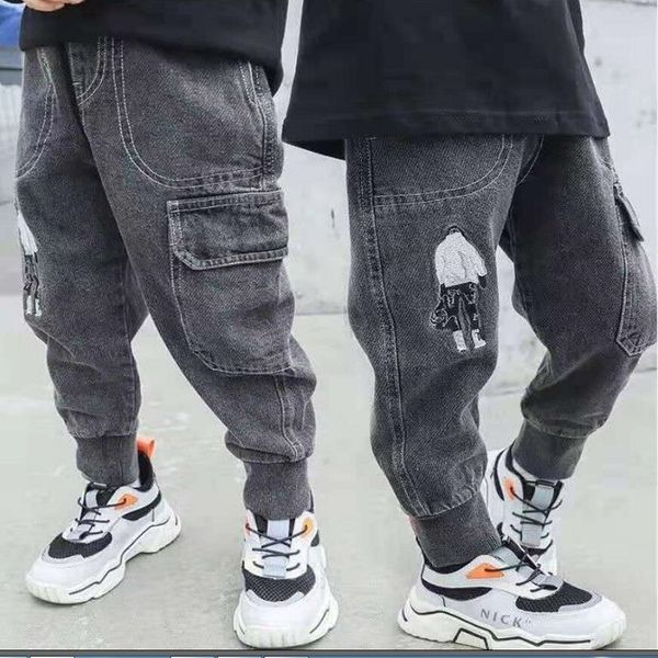 boys trousers spring kids clothes cotton loose comfortable long denim pants elasticated waist casual corset jeans for boys 3-13y, Blue
boys trousers spring kids clothes cotton loose comfortable long denim pants elasticated waist casual corset jeans for boys 3-13y, Blue
