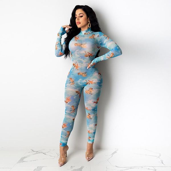 womens jumpsuit bodycon long sleeve stretch print bodycon rompers club jumpsuits long pants catsuit zipper bodycon playsuits, White
womens jumpsuit bodycon long sleeve stretch print bodycon rompers club jumpsuits long pants catsuit zipper bodycon playsuits, White