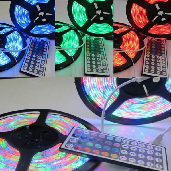 party supplies dc12v 2x3528 smd rgb 300 led strip light string tape+44 key ir remote control home decor lamp decoration #lr3
party supplies dc12v 2x3528 smd rgb 300 led strip light string tape+44 key ir remote control home decor lamp decoration #lr3