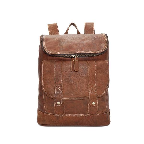 backpack large travel teenagers school book bag cowhide genuine leather male leisure men for 14" laptop
backpack large travel teenagers school book bag cowhide genuine leather male leisure men for 14" laptop