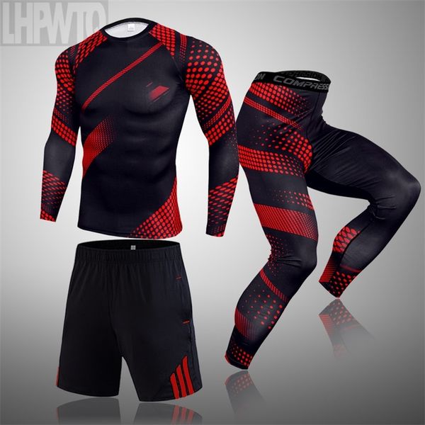 3pcs/set mens tracksuit sport suit gym fitness compression clothing thermal underwear set jogging wear exercise workout tights 210727, Gray
3pcs/set mens tracksuit sport suit gym fitness compression clothing thermal underwear set jogging wear exercise workout tights 210727, Gray