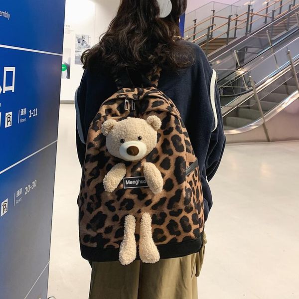 backpack autumn/winter style ins school bag female leopard print cute cow large capacity girl college student
backpack autumn/winter style ins school bag female leopard print cute cow large capacity girl college student