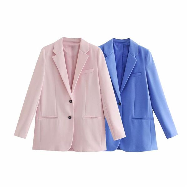 women's suits & blazers woman casual pink long sleeve blazer 2021 autumn elegant female solid basic offices ladies chic button outwear, White;black
women's suits & blazers woman casual pink long sleeve blazer 2021 autumn elegant female solid basic offices ladies chic button outwear, White;black