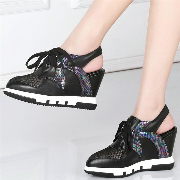 sandals fashion sneakers women genuine leather pointed toe gladiator female wedges high heel platform pumps shoes punk slippers, Black
sandals fashion sneakers women genuine leather pointed toe gladiator female wedges high heel platform pumps shoes punk slippers, Black