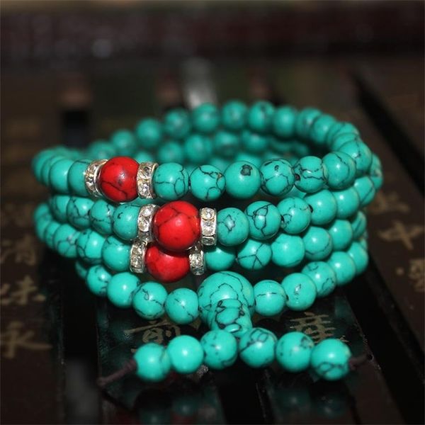 108 pieces 6mm multi-layer beaded famous family scenic area multi circle turquoise bracelet, Black
108 pieces 6mm multi-layer beaded famous family scenic area multi circle turquoise bracelet, Black