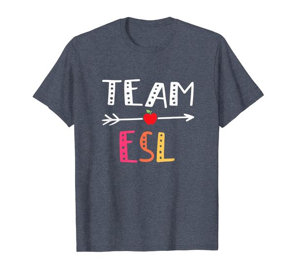 Team Esl Teacher Back To School T-Shirt, Mainly pictures