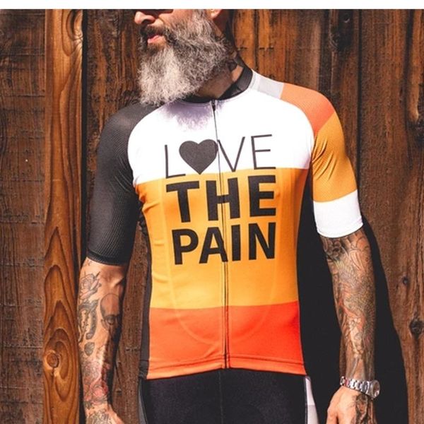 racing sets love the pain men's short sleeve cycling jersey ropa ciclismo mountain team summer light and breathable customizable, Black;blue
racing sets love the pain men's short sleeve cycling jersey ropa ciclismo mountain team summer light and breathable customizable, Black;blue