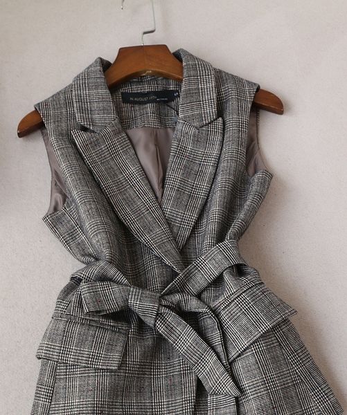 new 2021 spring fashion plaid small suit female wide leg pants korean version two-piece ladies set of slim was thin g212, Gray
new 2021 spring fashion plaid small suit female wide leg pants korean version two-piece ladies set of slim was thin g212, Gray