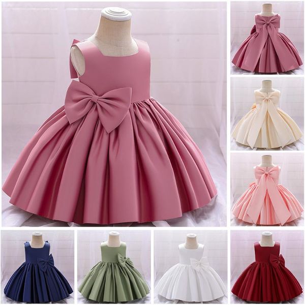 girl's dresses girl summer sleeveless pleated bow-knot kids clothing tutu satain fabic princess party dress, Red;yellow
girl's dresses girl summer sleeveless pleated bow-knot kids clothing tutu satain fabic princess party dress, Red;yellow