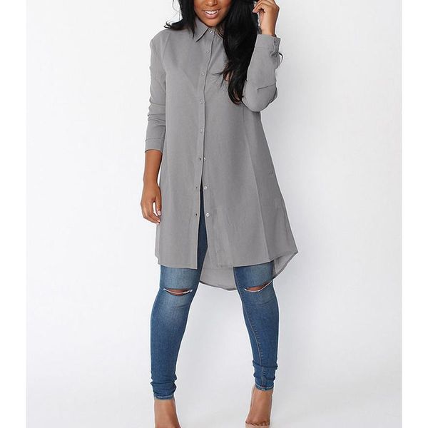 men's casual shirts women summer loose blouse blusas solid long sleeve shirt button back asymmetric top, White;black
men's casual shirts women summer loose blouse blusas solid long sleeve shirt button back asymmetric top, White;black