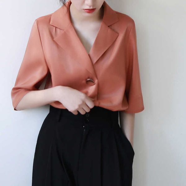 fashion xl big size womens chiffon blouse solid casual shirt office ladies plain short sleeve blusas mujer de moda 210601, White
fashion xl big size womens chiffon blouse solid casual shirt office ladies plain short sleeve blusas mujer de moda 210601, White