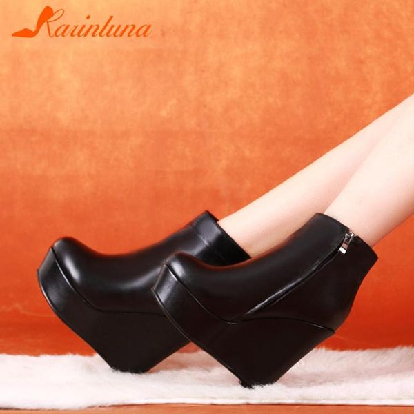 boots karin dropship wedges heels zip casual round toe platform ankle solid autumn, Black
boots karin dropship wedges heels zip casual round toe platform ankle solid autumn, Black