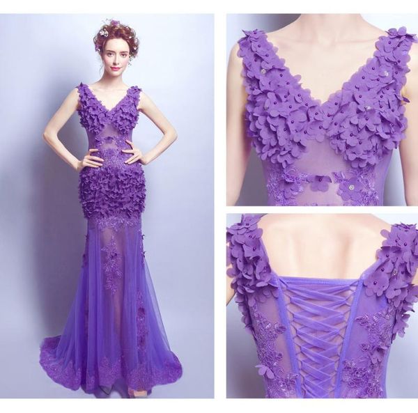 party dresses evening 2021 fashion purple lace roses bead long dress elegant bride plus size, White;black
party dresses evening 2021 fashion purple lace roses bead long dress elegant bride plus size, White;black