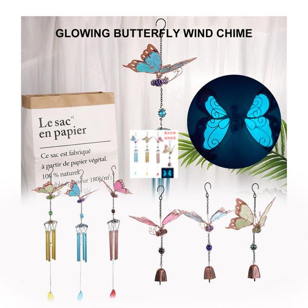 decorative objects & figurines luminous butterflies wind chime for wall window door bell hanging ornaments vintage home campanula decoration
decorative objects & figurines luminous butterflies wind chime for wall window door bell hanging ornaments vintage home campanula decoration