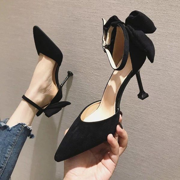 dress shoes nice spring and autumn ladies fashion casual high heels bow buckle simple comfortable female, Black
dress shoes nice spring and autumn ladies fashion casual high heels bow buckle simple comfortable female, Black