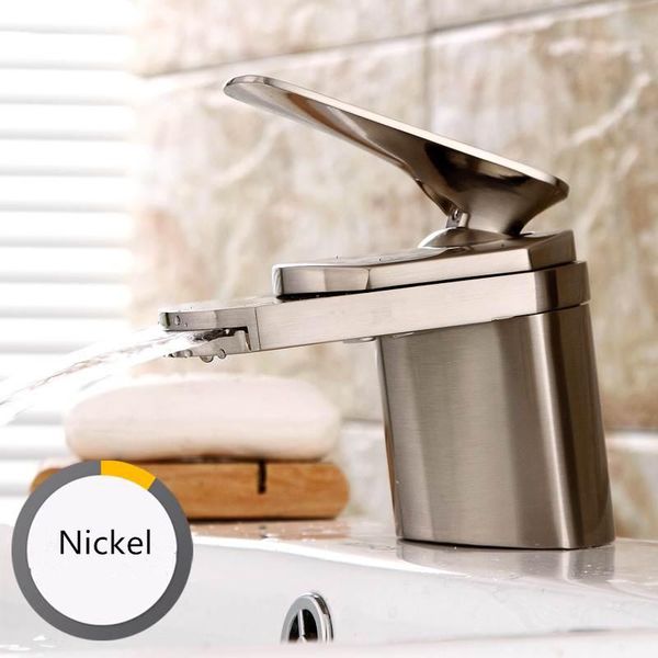 bathroom sink faucets basin nickel brass waterfall single hole cold and water tap faucet mixer taps torneira
bathroom sink faucets basin nickel brass waterfall single hole cold and water tap faucet mixer taps torneira
