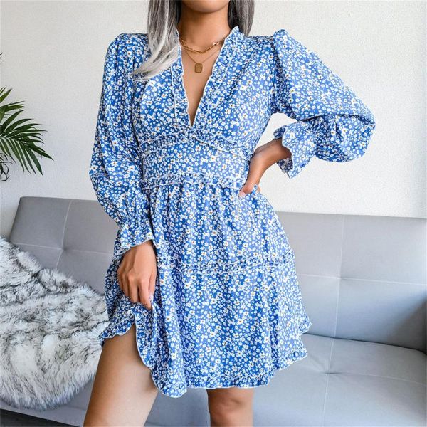 casual dresses floral dress women autumn long sleeve elastic waist ruffle print ladies boho beach sundress party vestidos, Black;gray
casual dresses floral dress women autumn long sleeve elastic waist ruffle print ladies boho beach sundress party vestidos, Black;gray